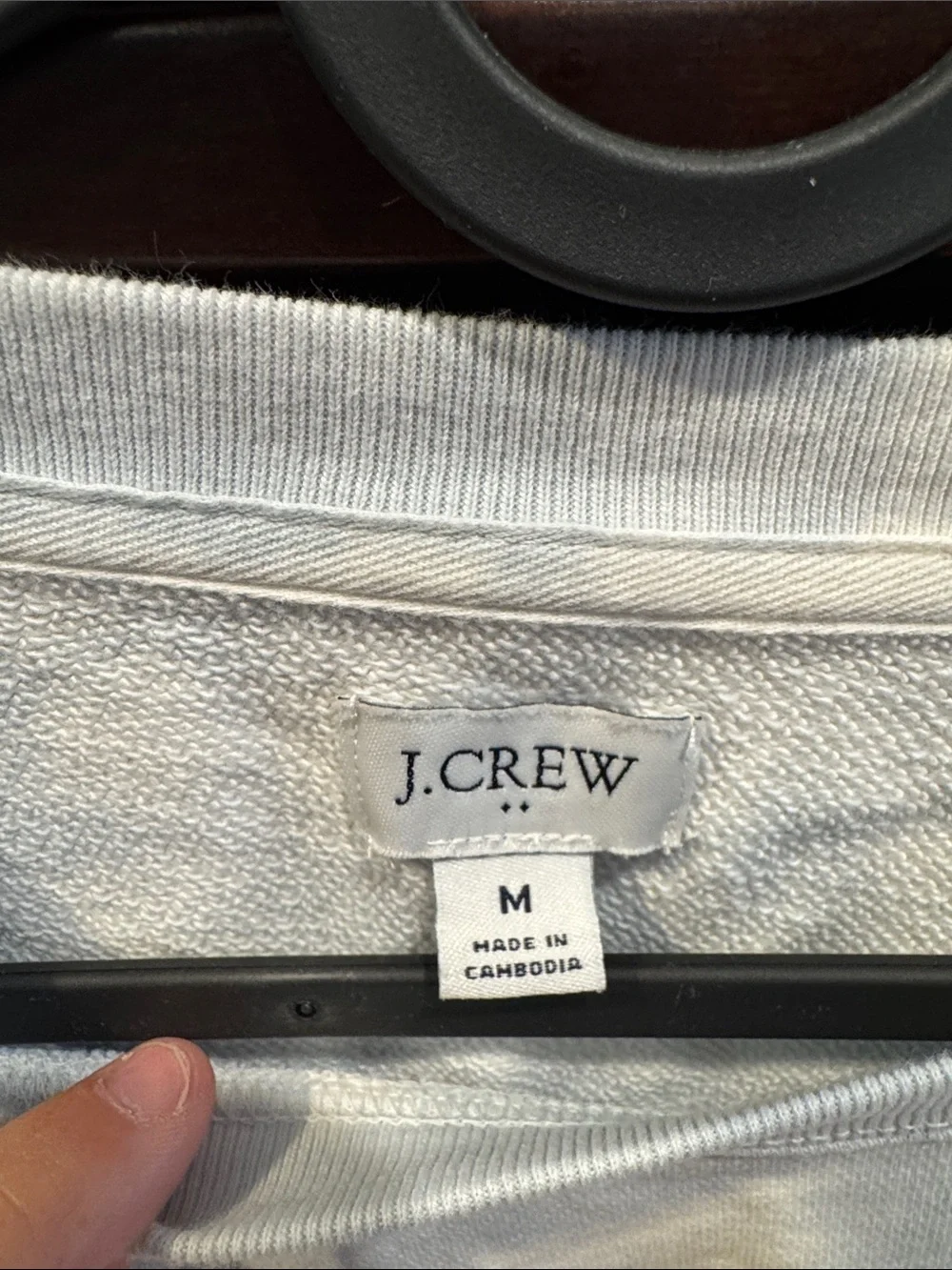 J. Crew Women's Crewneck Sweatshirt in Pale Blue-Green